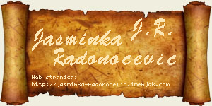 Jasminka Radonoćević vizit kartica